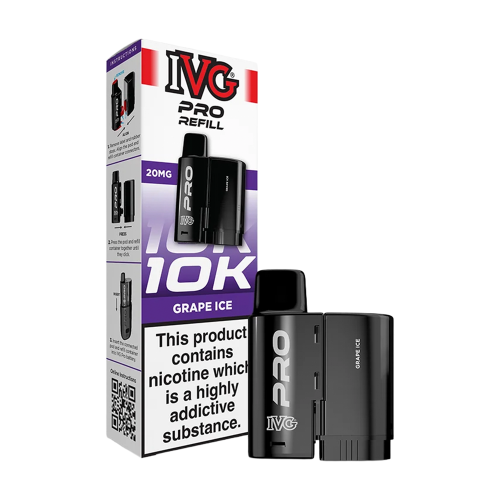 ivg pro 12 refill grape ice 20mg