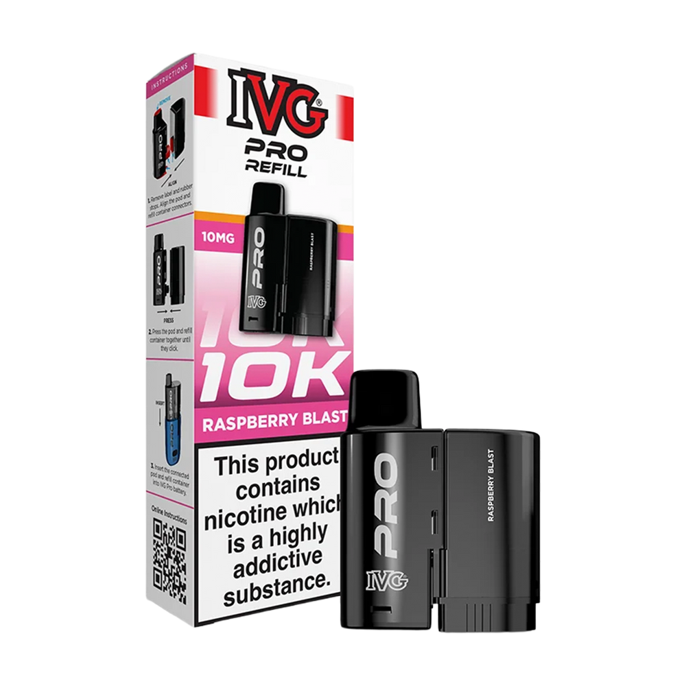 Raspberry Blast IVG Pro 12 Refill Pack