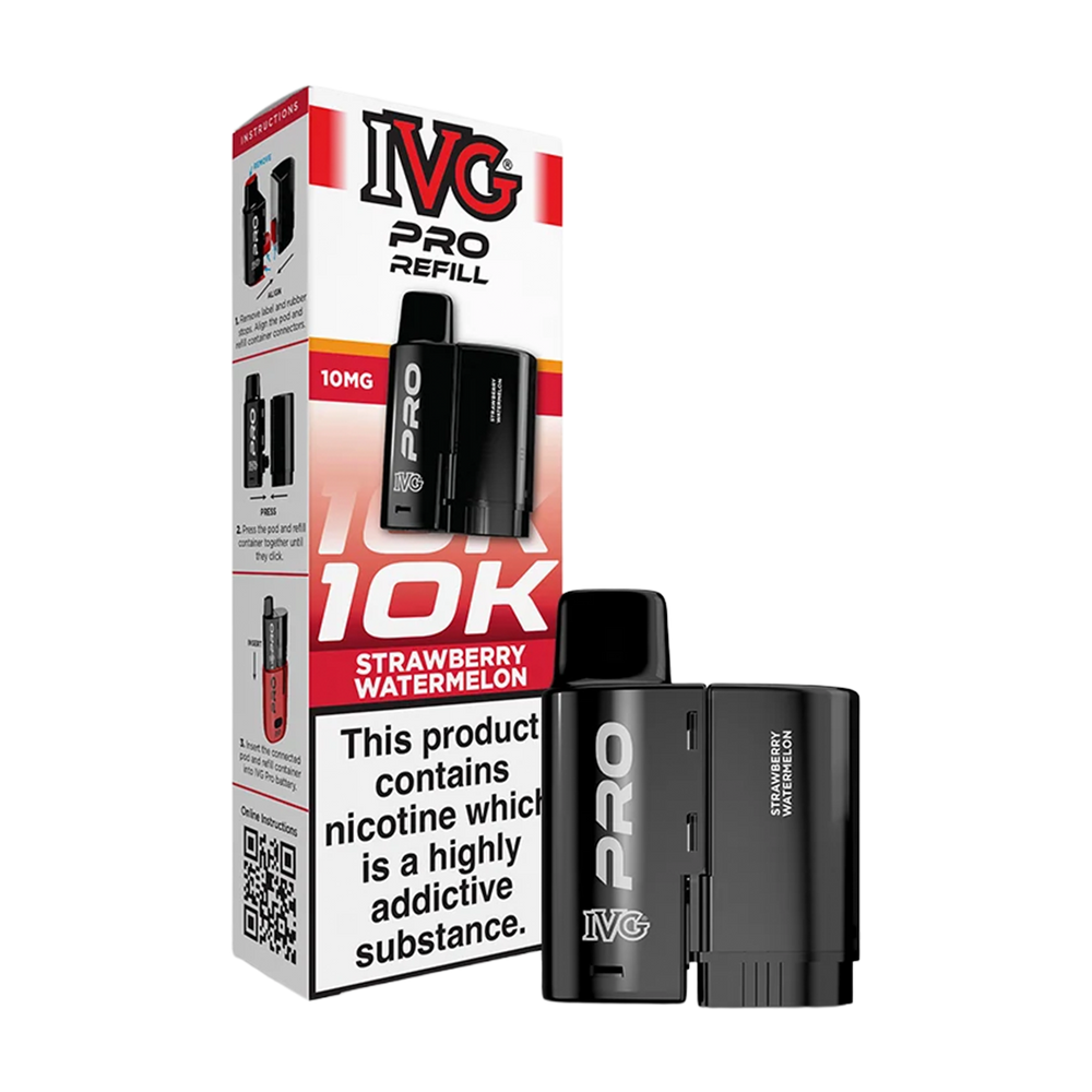 Strawberry Watermelon IVG Pro 12 Refill Pack