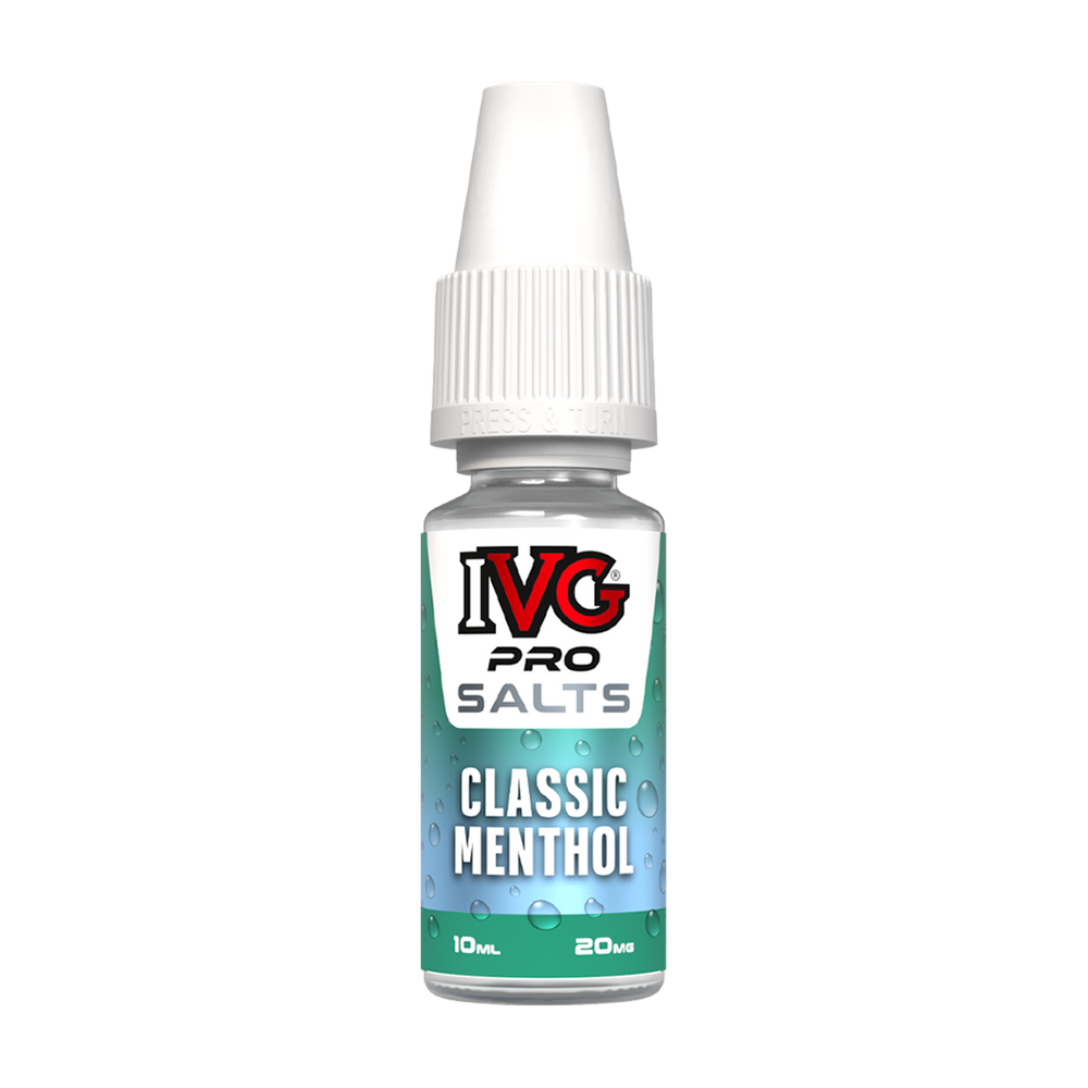 ivg pro salts 10ml classic menthol