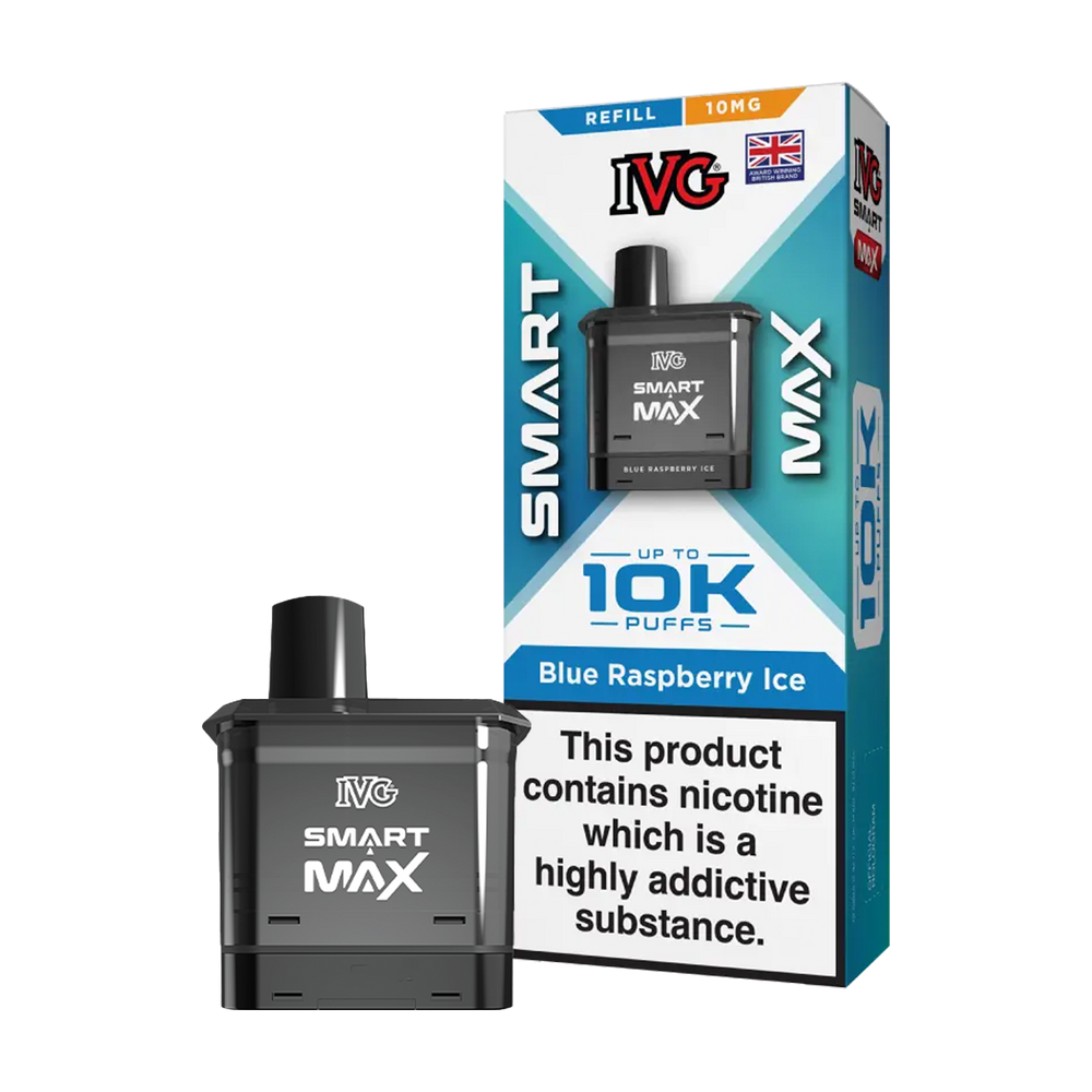 Blue Raspberry Ice IVG Smart Max Refill Pack