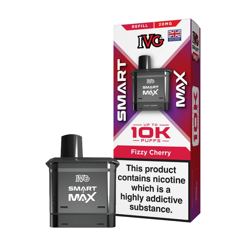 ivg smart max refill fizzy cherry 20mg