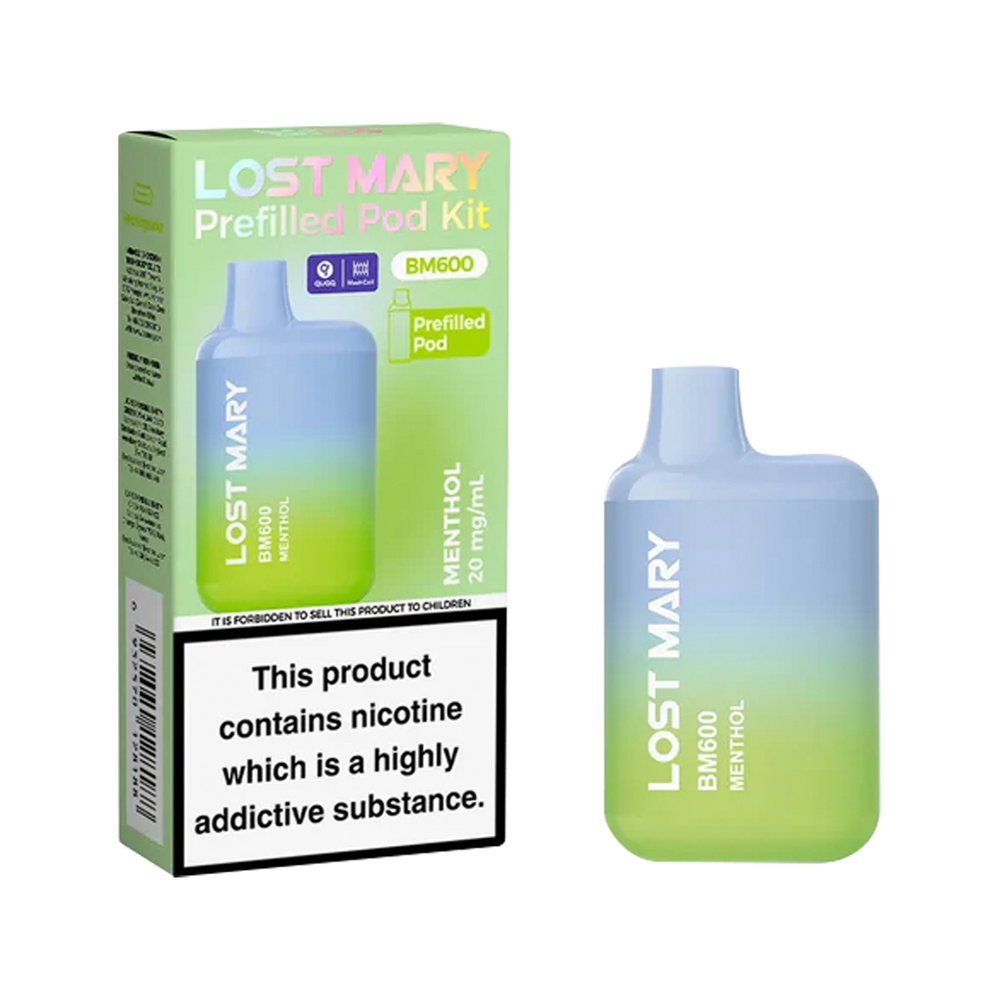 Lost Mary BM600 Prefilled Pod Kit menthol