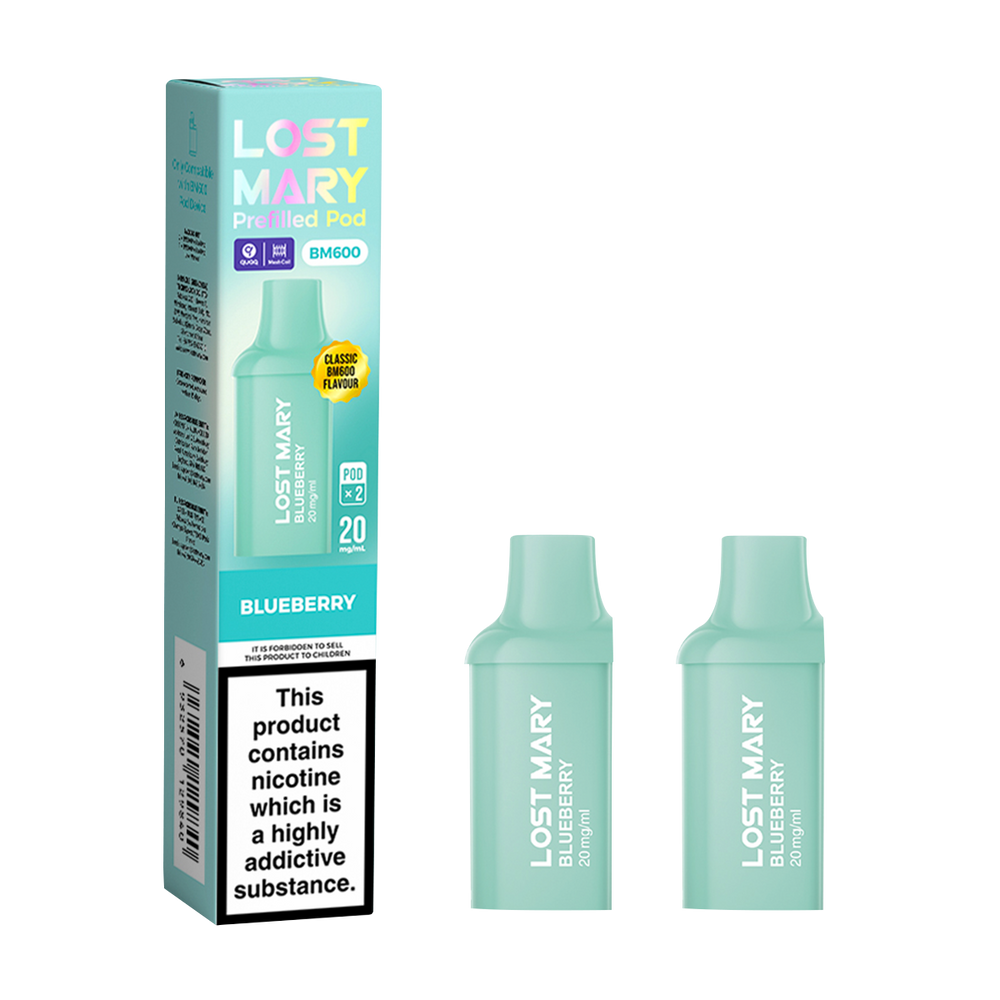 lost mary bm600 pods blueberry