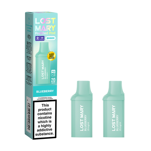 lost mary bm600 pods blueberry