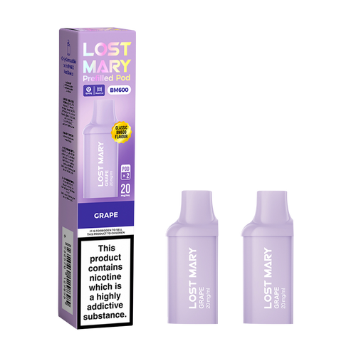 lost mary bm600 pods grape