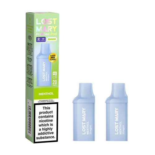 lost mary bm600 pods menthol
