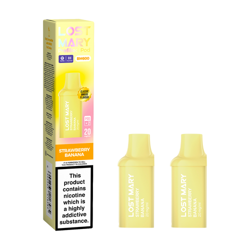 lost mary bm600 pods strawberry banana