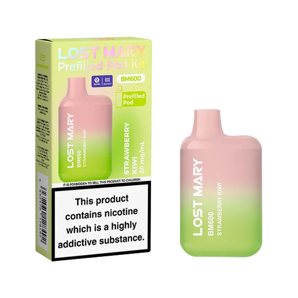 Lost Mary BM600 Prefilled Pod Kit strawberry kiwi