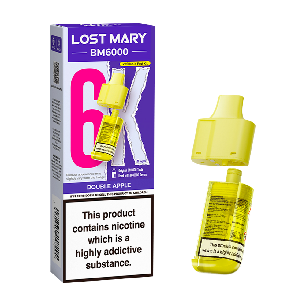 lost mary bm6000 refill pack double apple