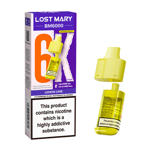 lost mary bm6000 refill pack lemon lime