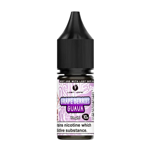 lost vape nic salt grape berries guava bar salts 10ml