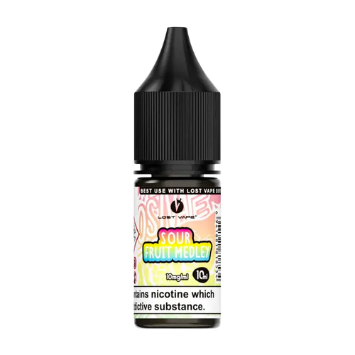 lost vape nic salt sour fruit medley bar salts 10ml