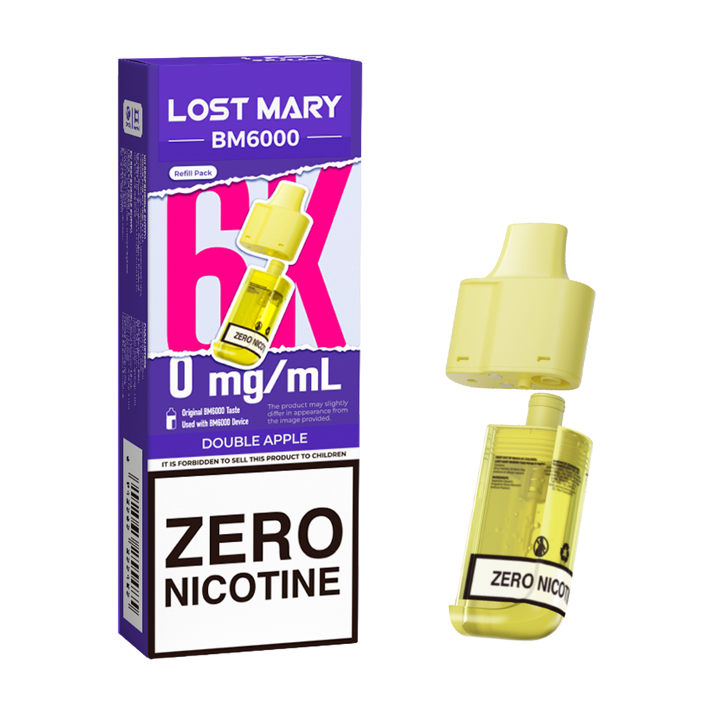 Double Apple Lost Mary BM6000 Refill Pack