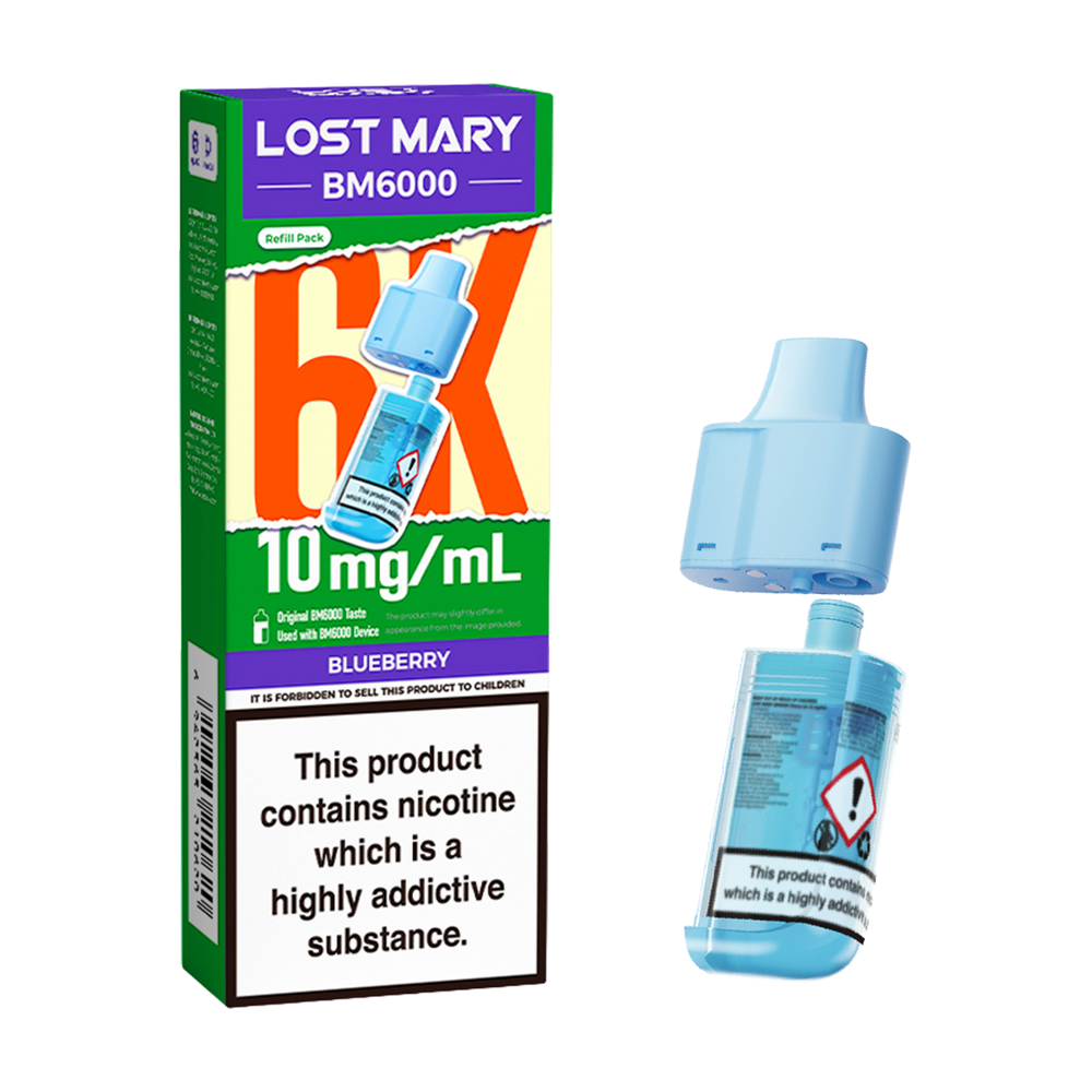Blueberry Lost Mary BM6000 Refill Pack