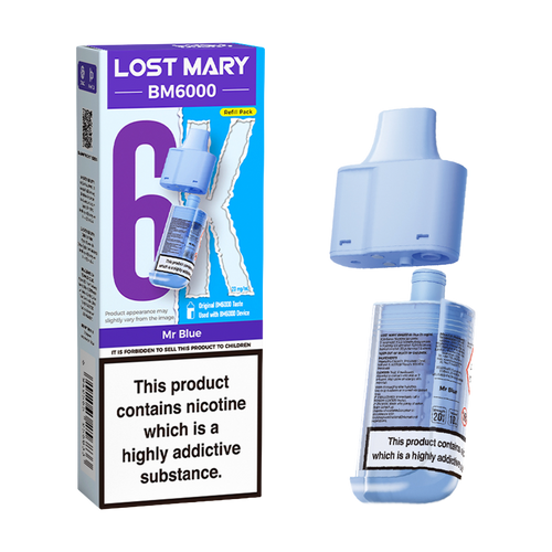 lost mary bm6000 refill mr blue