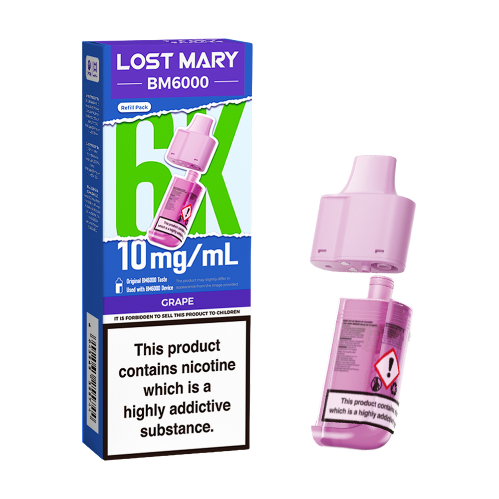 Grape Lost Mary BM6000 Refill Pack