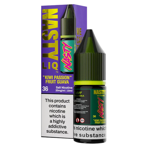 Kiwi Passion Fruit Guava Nasty Liq Nic Salt 20mg