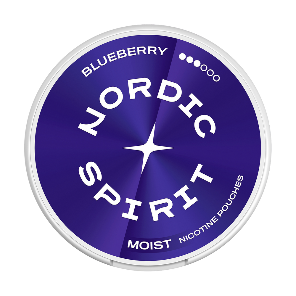 Blueberry Nordic Spirit Nicotine Pouches blueberry strong