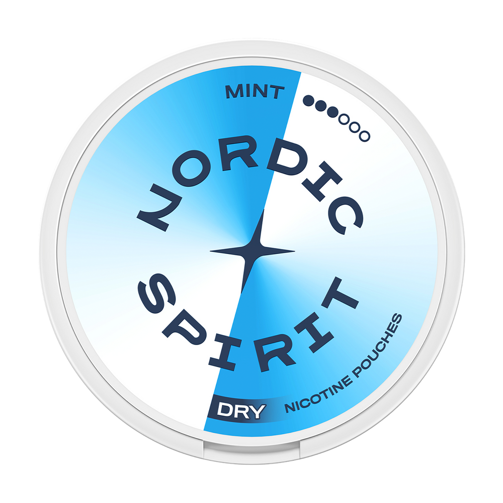 nordic spirit nicotine pouches mint strong dry