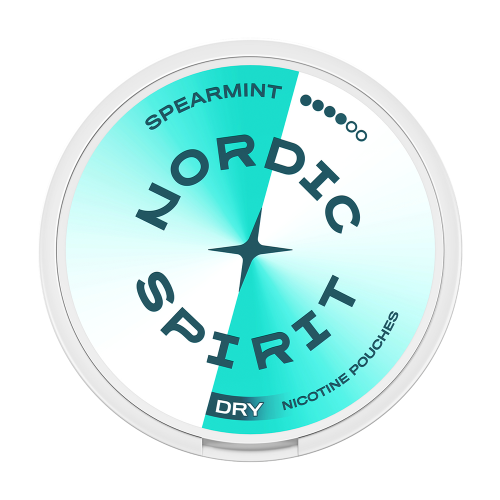 Spearmint Nordic Spirit Nicotine Pouches spearmint extra strong