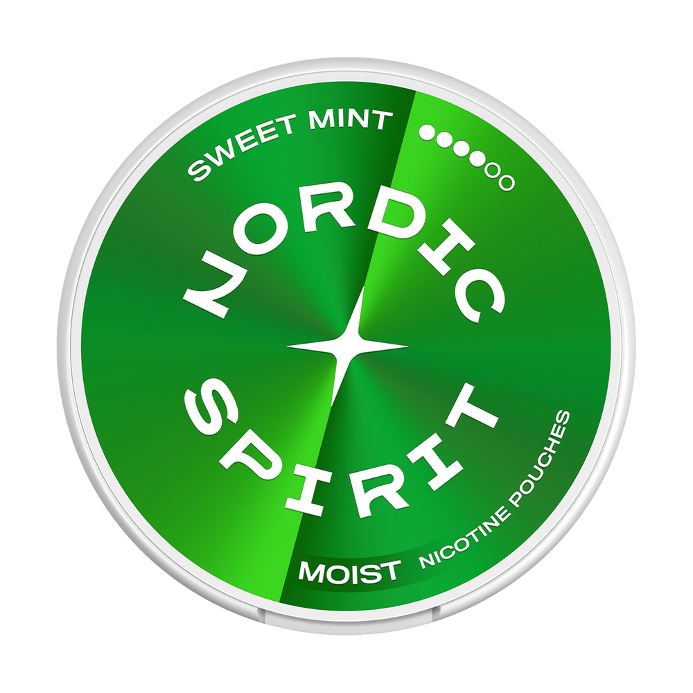 Sweet Mint Nordic Spirit Nicotine Pouches sweet mint extra strong