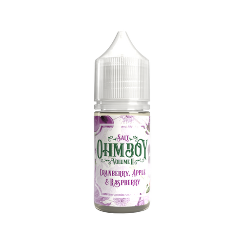 ohm boy volume ii salt cranberry apple raspberry 10ml