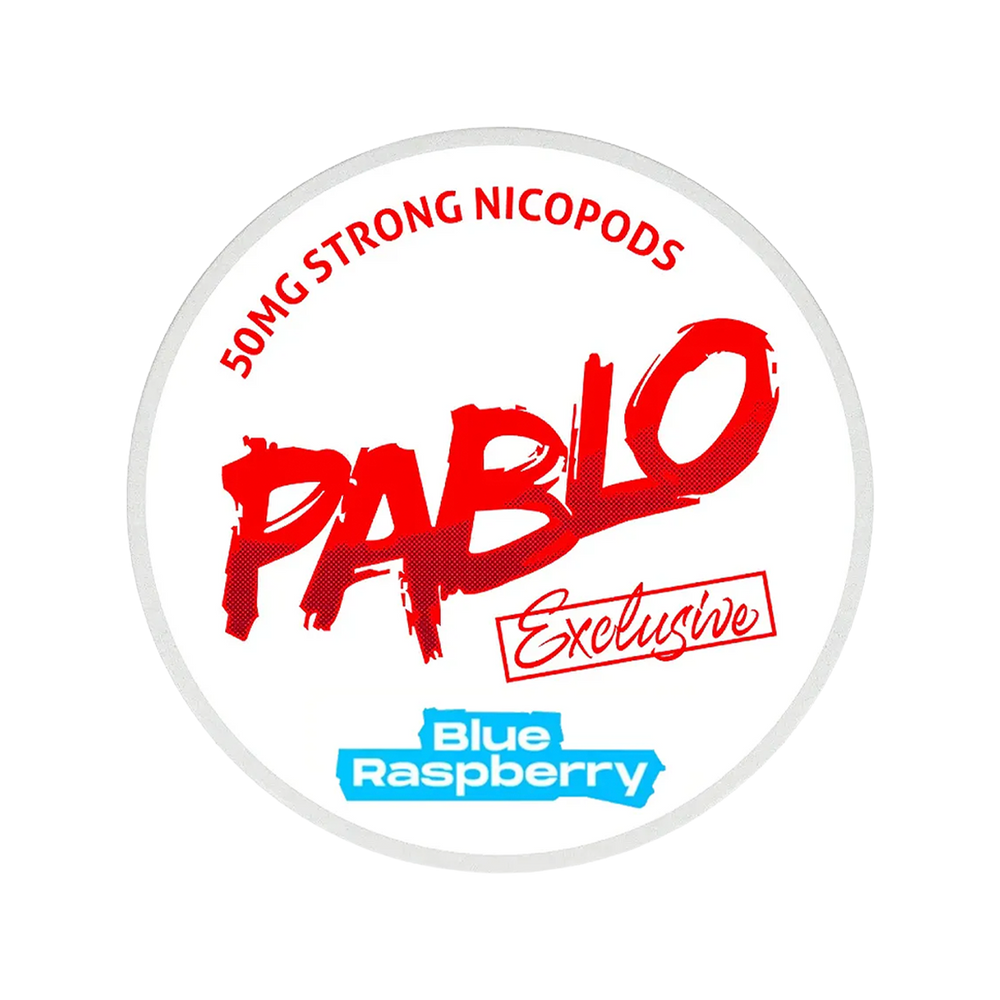 pablo exclusive nicotine pouches blue raspberry