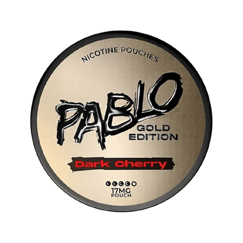 pablo exclusive nicotine pouches gold edition dark cherry