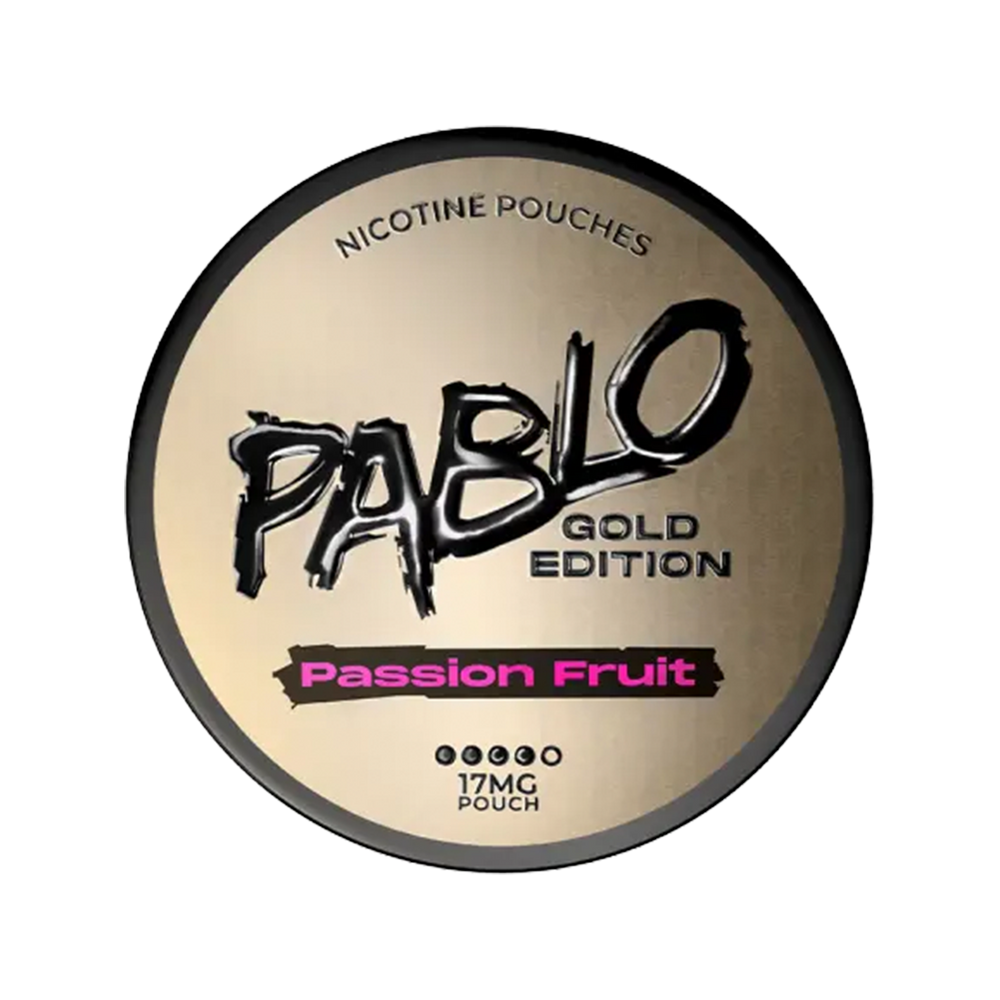 pablo exclusive nicotine pouches gold edition passion fruit