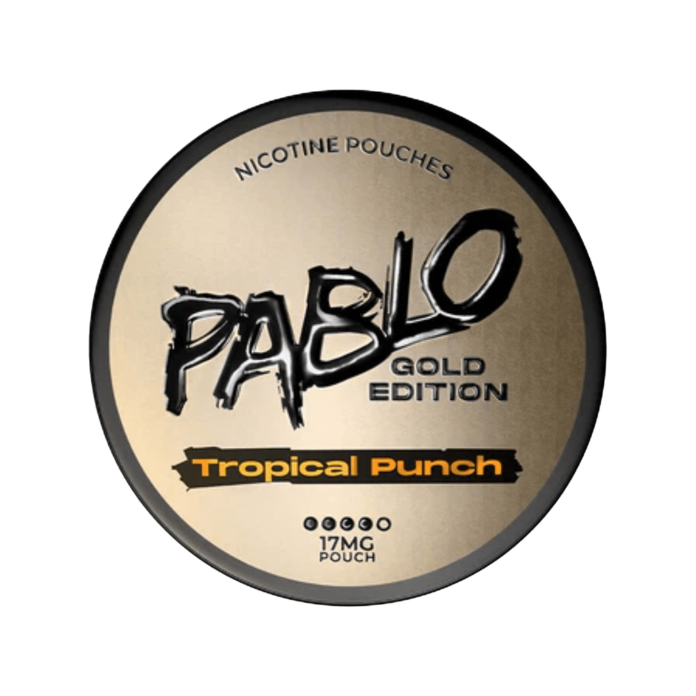 pablo exclusive nicotine pouches gold edition tropical punch