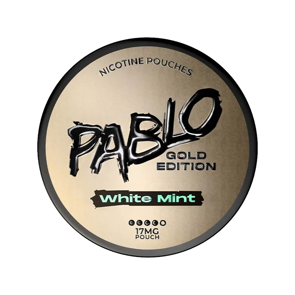 pablo exclusive nicotine pouches gold edition white mint
