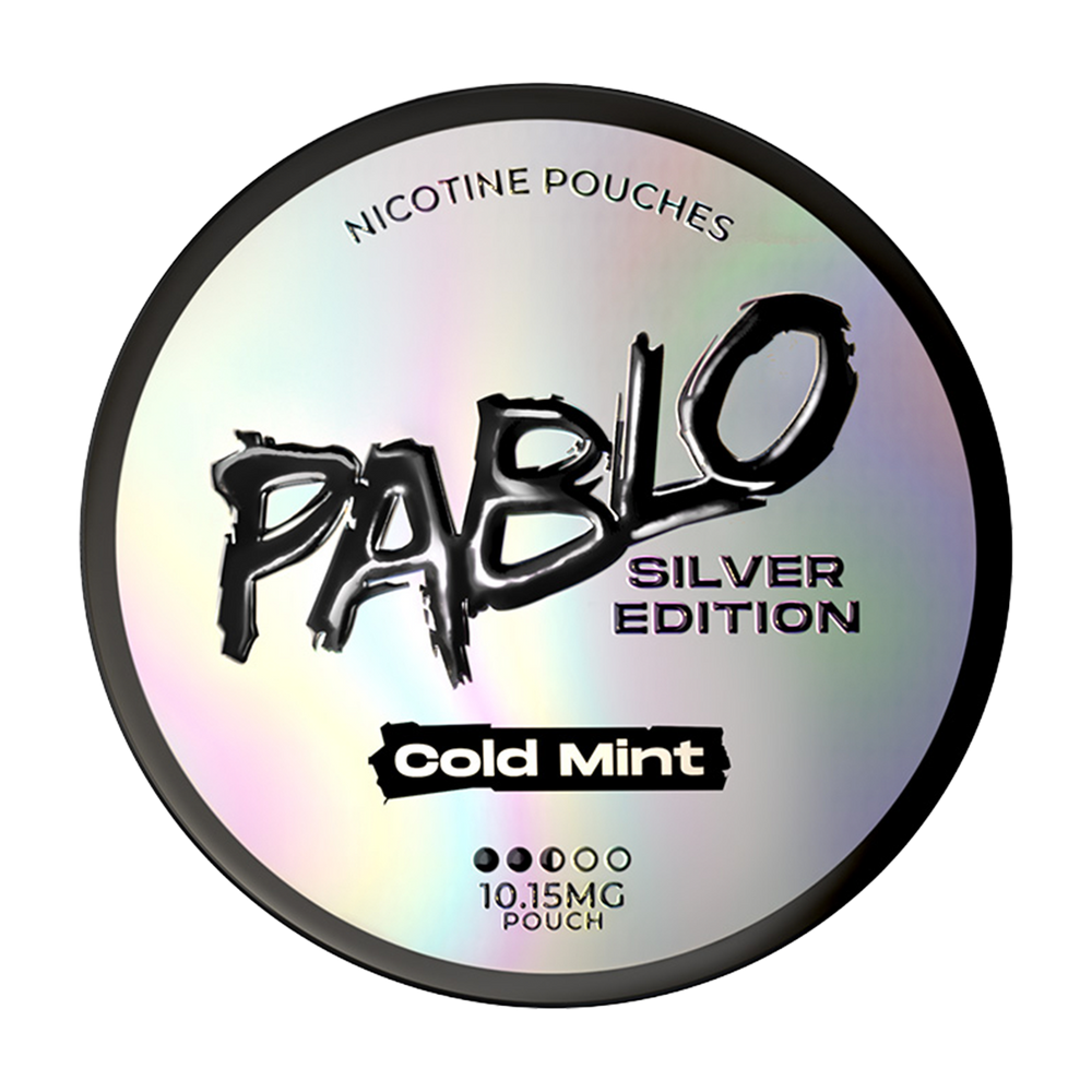 pablo nicotine pouches silver edition cold mint