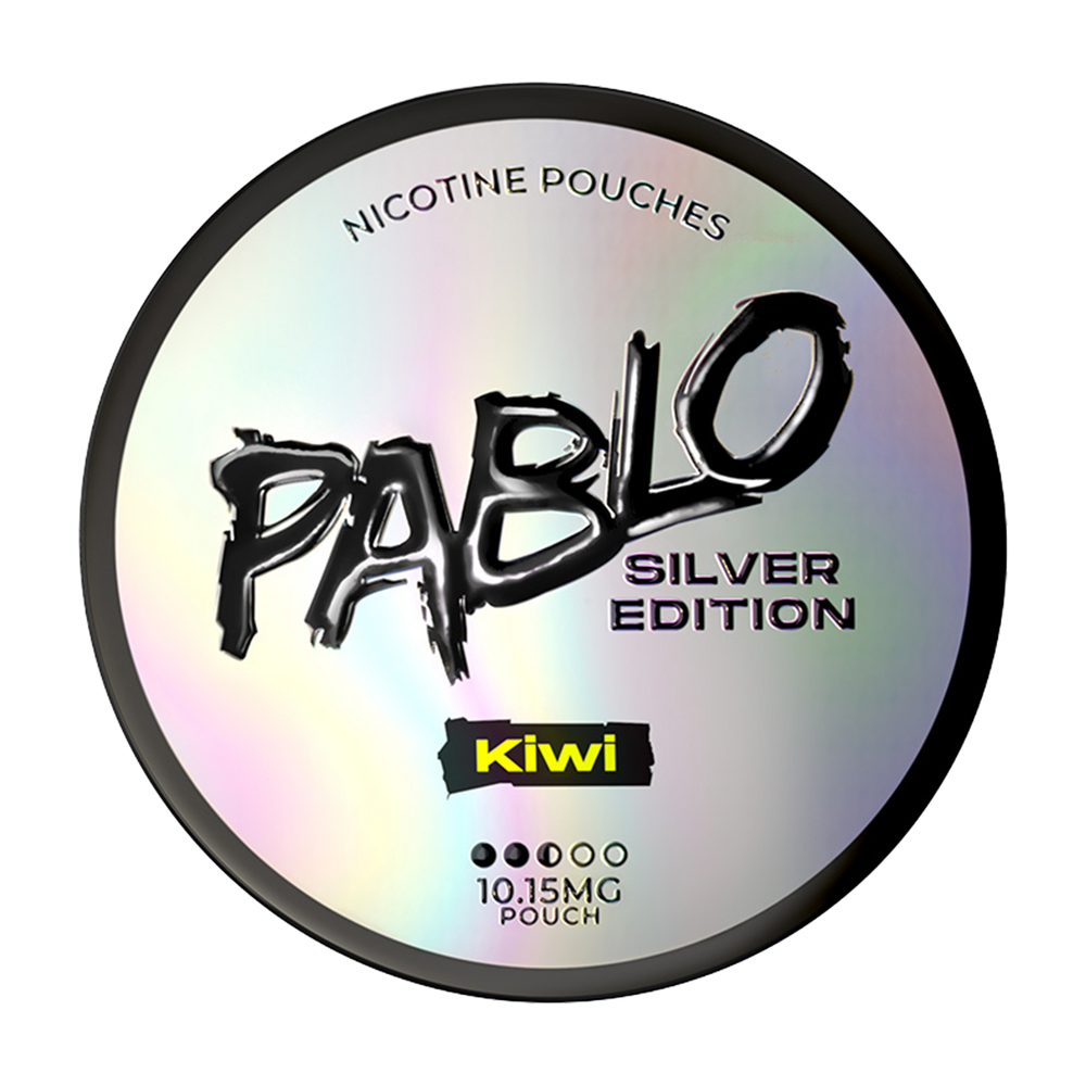 pablo nicotine pouches silver edition kiwi
