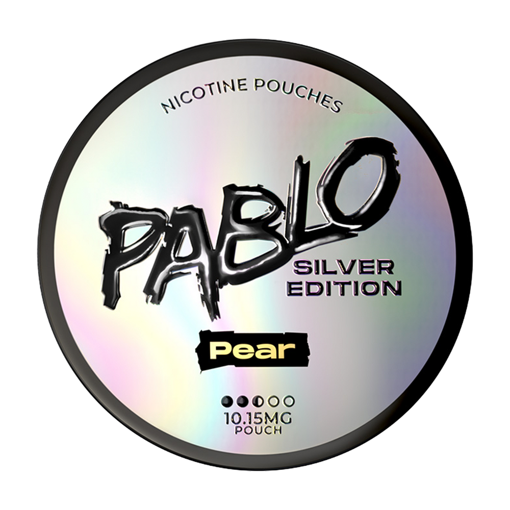 pablo nicotine pouches silver edition pear