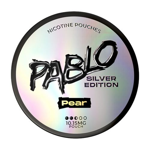 pablo nicotine pouches silver edition pear