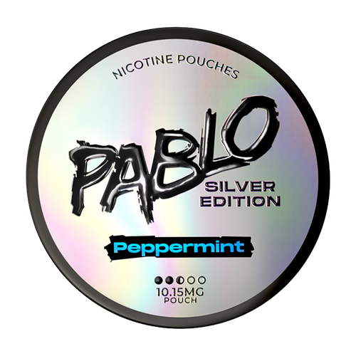 pablo nicotine pouches silver edition peppermint
