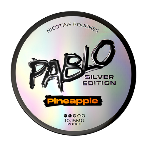 pablo nicotine pouches silver edition pineapple