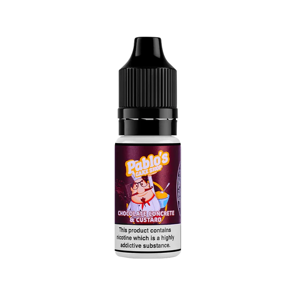 Chocolate Concrete & Custard Nic Salt by Pablos Cake Shop