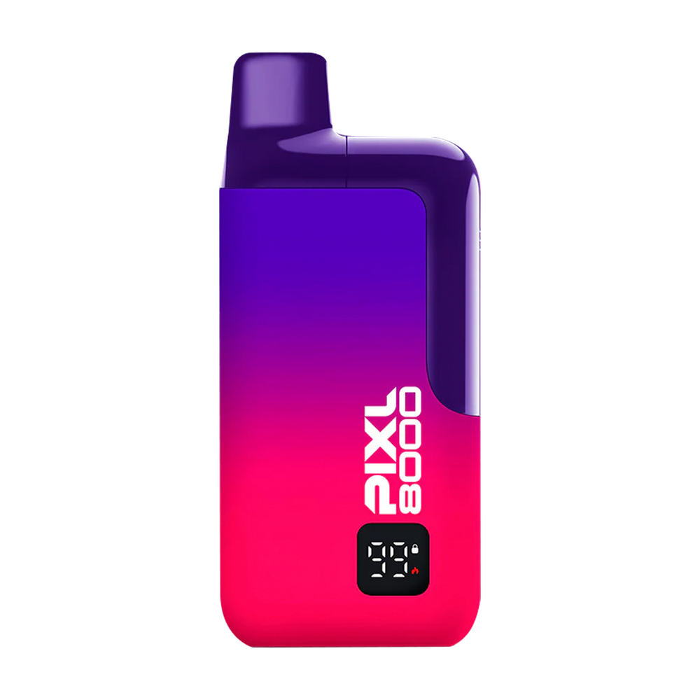Pixl 8000 Vape Kit black cherry