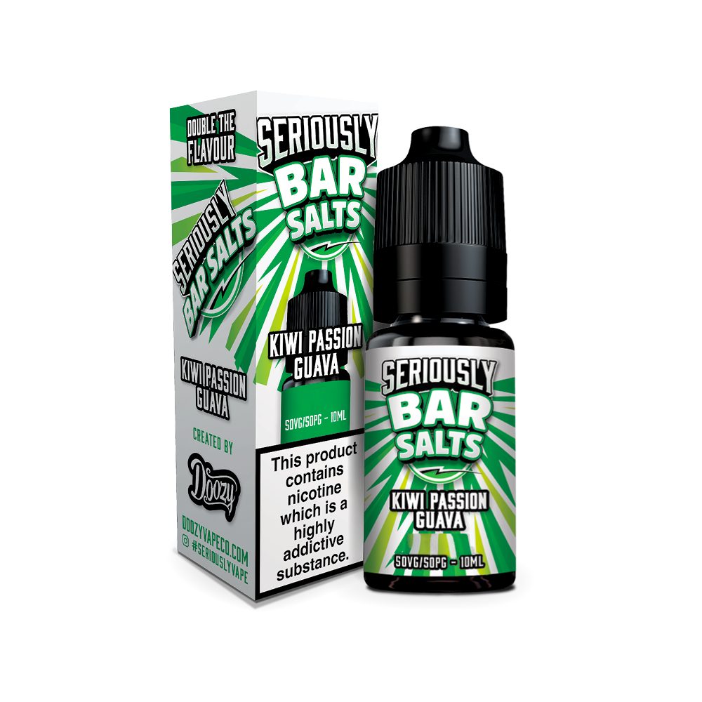 Kiwi Passion Guava by Seriously Bar Salts 10ml