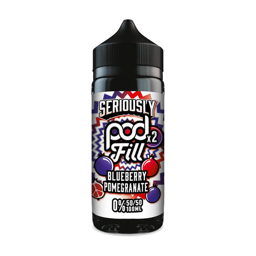 seriously pod fill 2 blueberry pomegranate 100ml