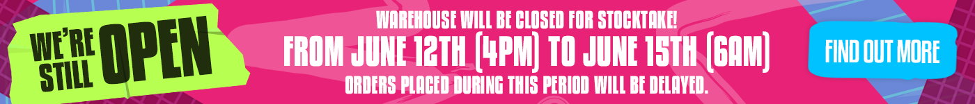 We're still open. June 12th 4pm till June 15th 6am.