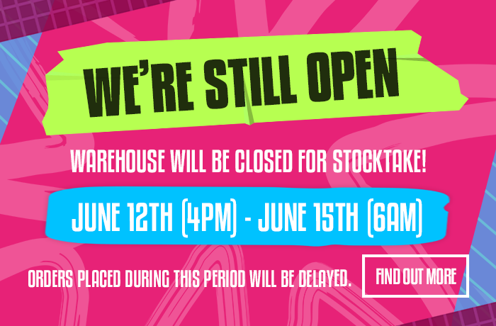We're still open. June 12th 4pm till June 15th 6am.