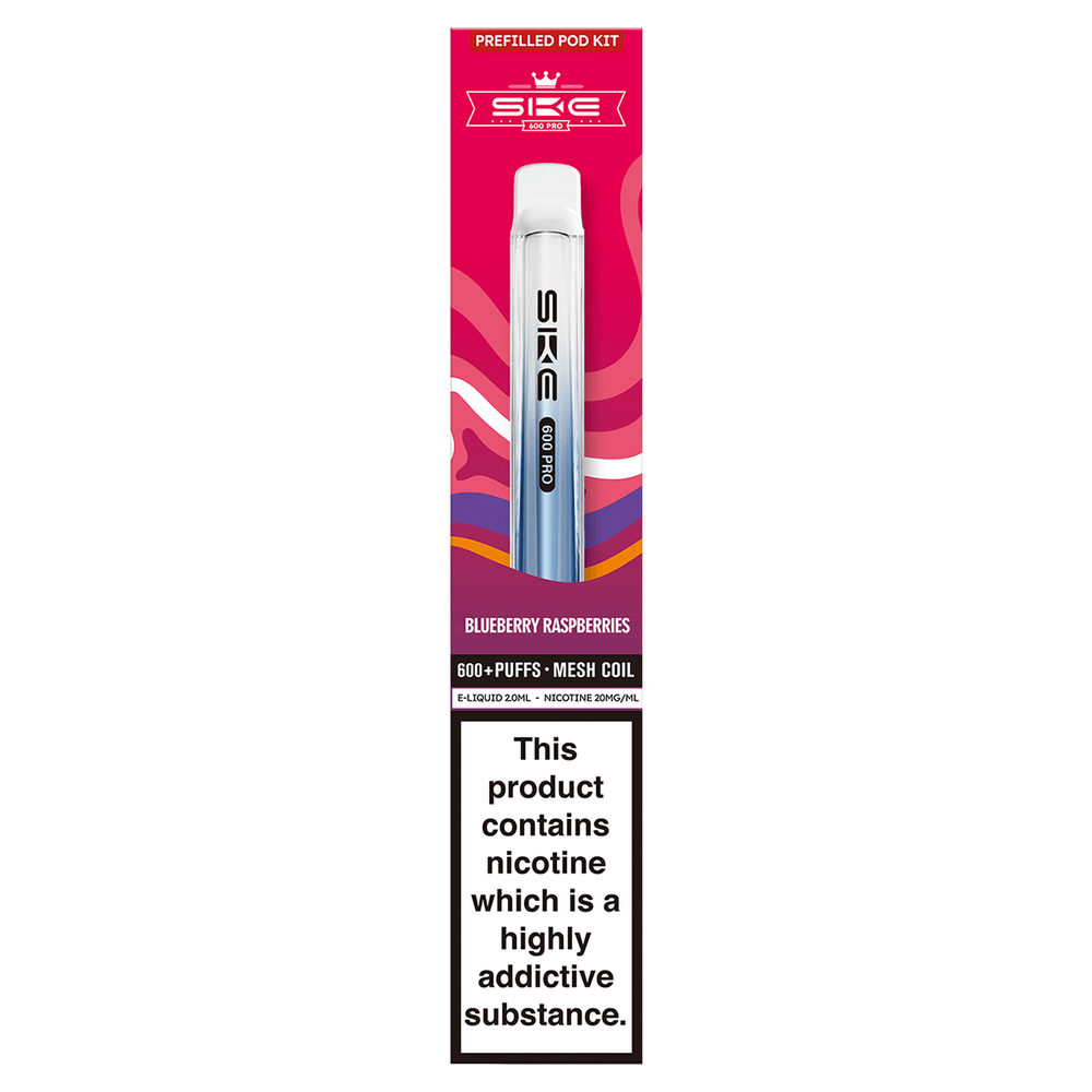 SKE 600 Pro Prefilled Pod Kit - Blueberry Raspberries