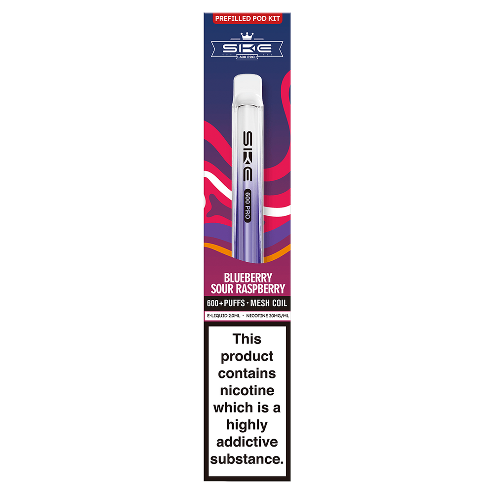 SKE 600 Pro Prefilled Pod Kit - Blueberry Sour Raspberry