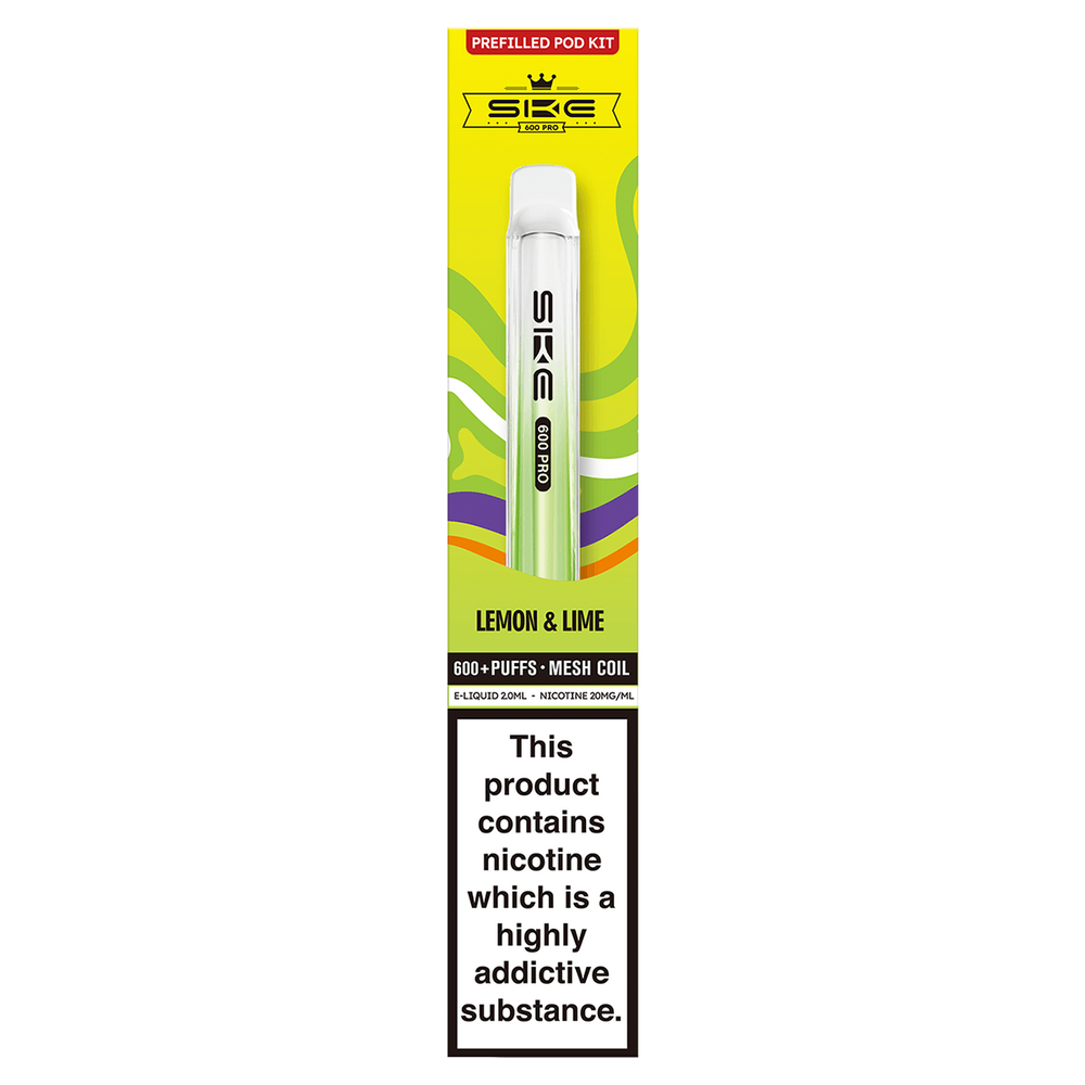 SKE 600 Pro Prefilled Pod Kit - Lemon & Lime