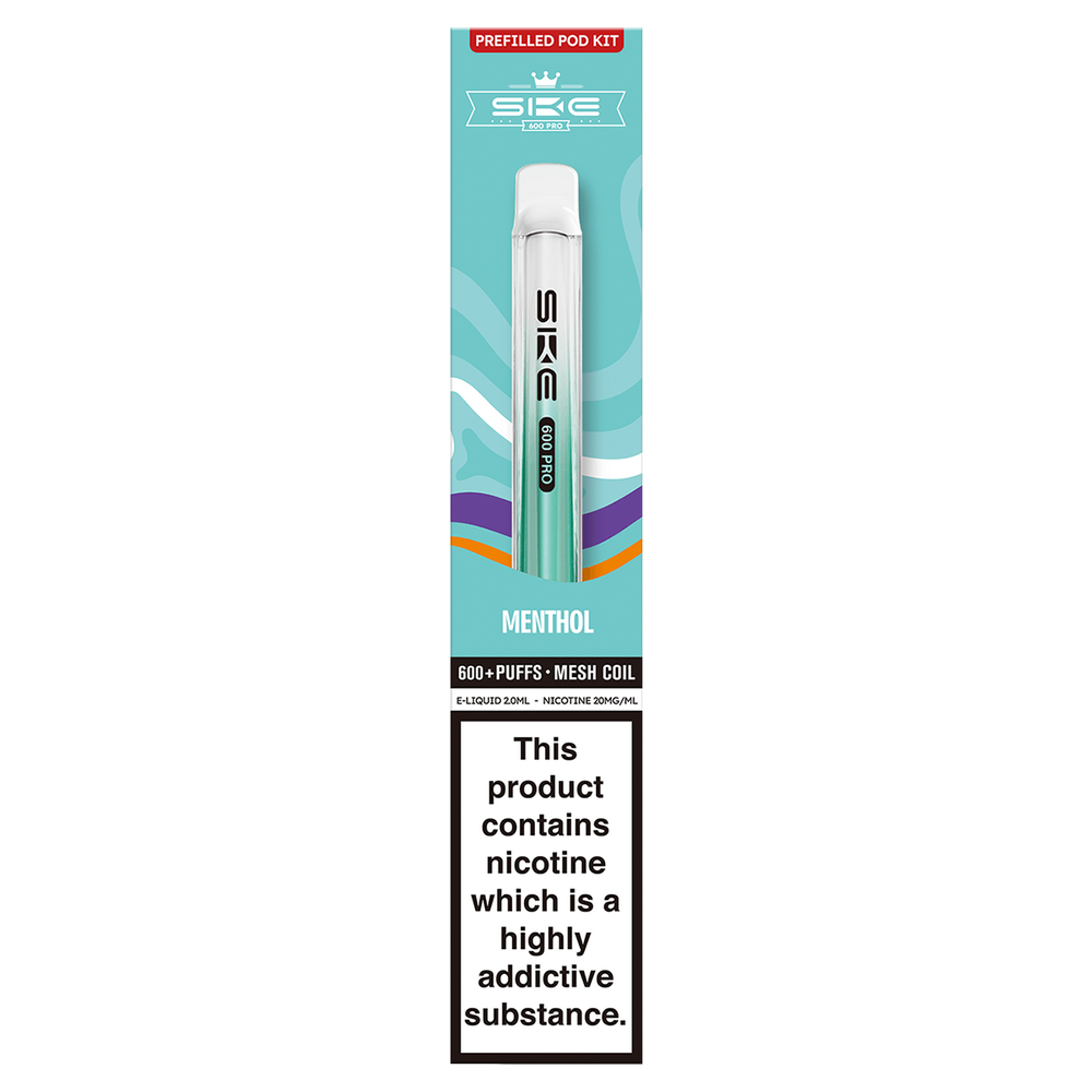 SKE 600 Pro Prefilled Pod Kit - Menthol