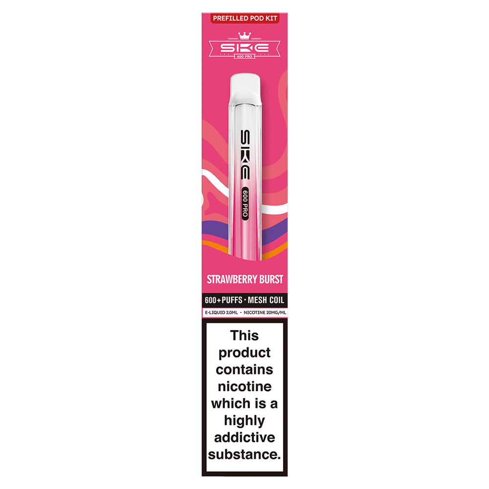 SKE 600 Pro Prefilled Pod Kit - Strawberry Burst