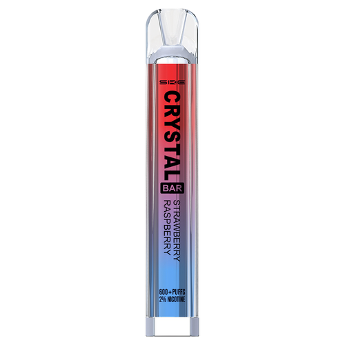 Strawberry Raspberry SKE Crystal Bar 600 Disposable Vape